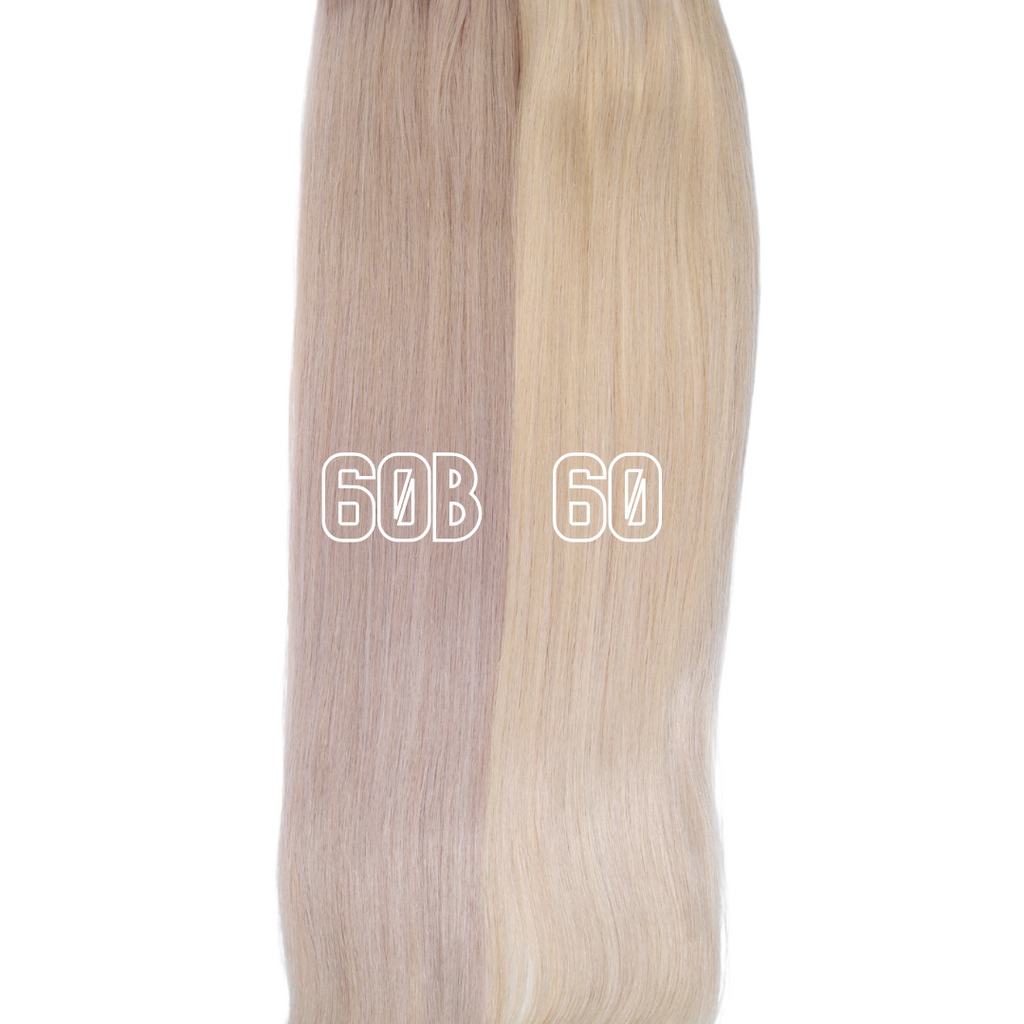 22" Hand-Tied Weft - #60 Vanilla blonde - Hair Candy Australia