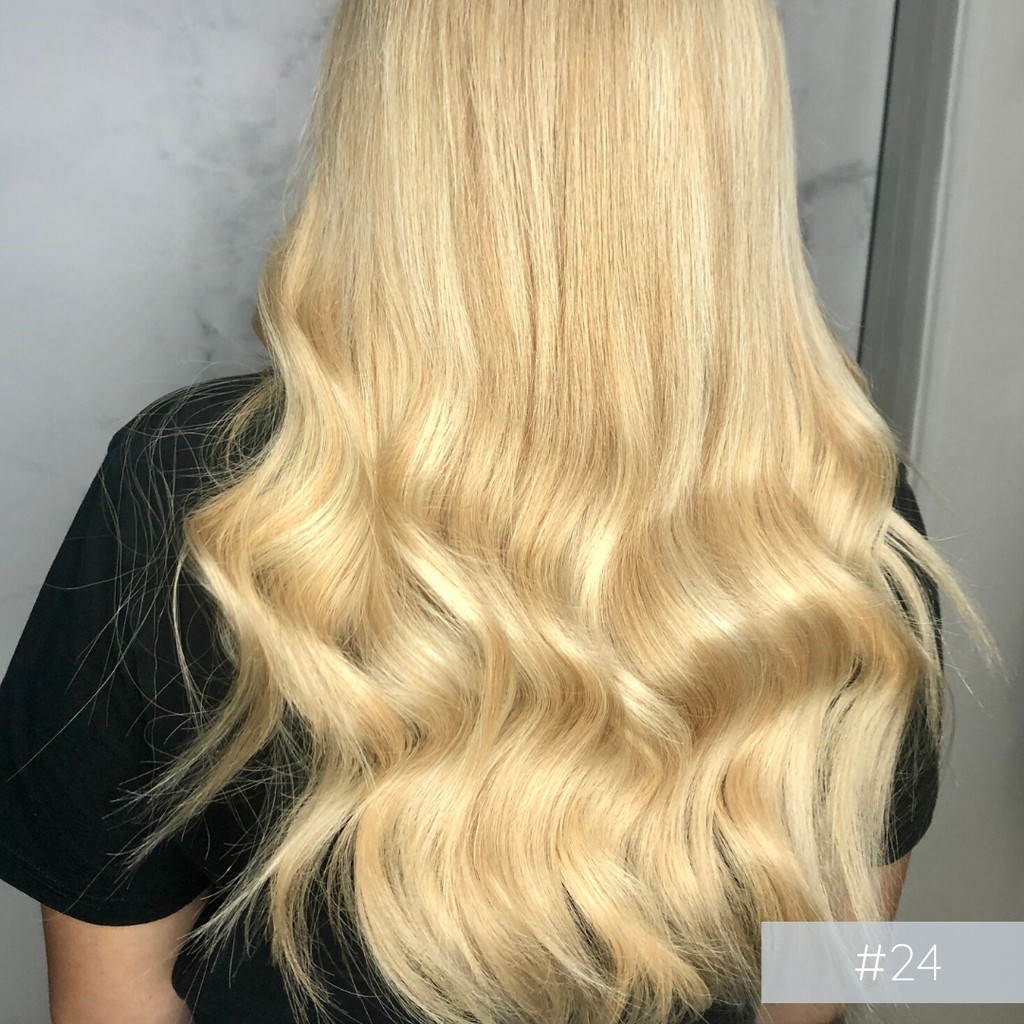 22" Keratin Bonds - #24 Caramilk Blonde - Hair Candy Australia