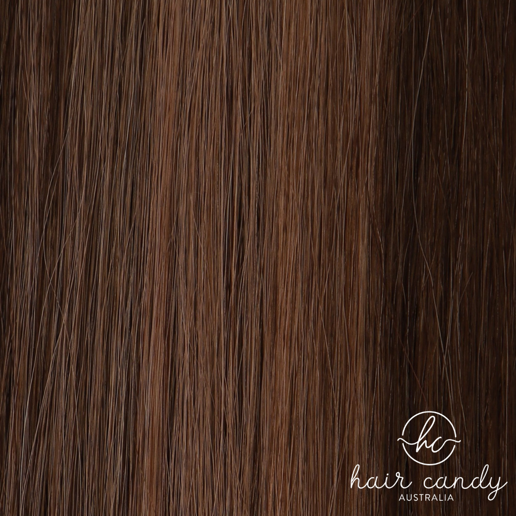 Clip In Hair Extensions - #4/12 Snickers mix - Hair Candy Australia