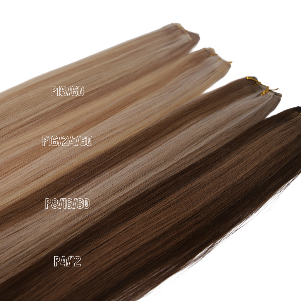 22" Classic Weft - #P4/12 Snickers Mix - Hair Candy Australia