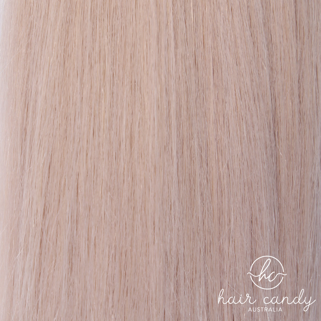 22" Keratin Bonds - #60B Cream Puff Blonde - Hair Candy Australia