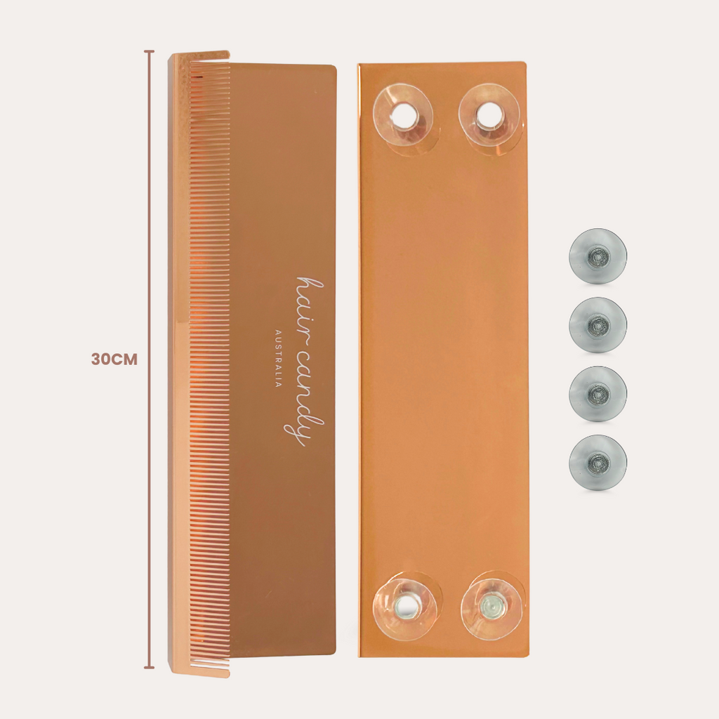 Hair Candy extension trolley holder with suction cups for salon trolleys