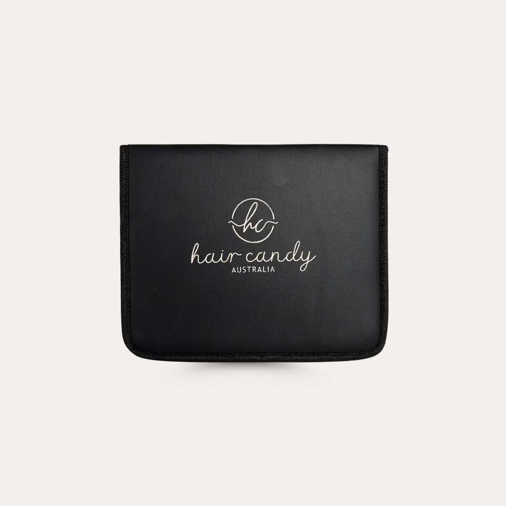 Vinyl black case closed for Deluxe Hair Candy Tool Kit