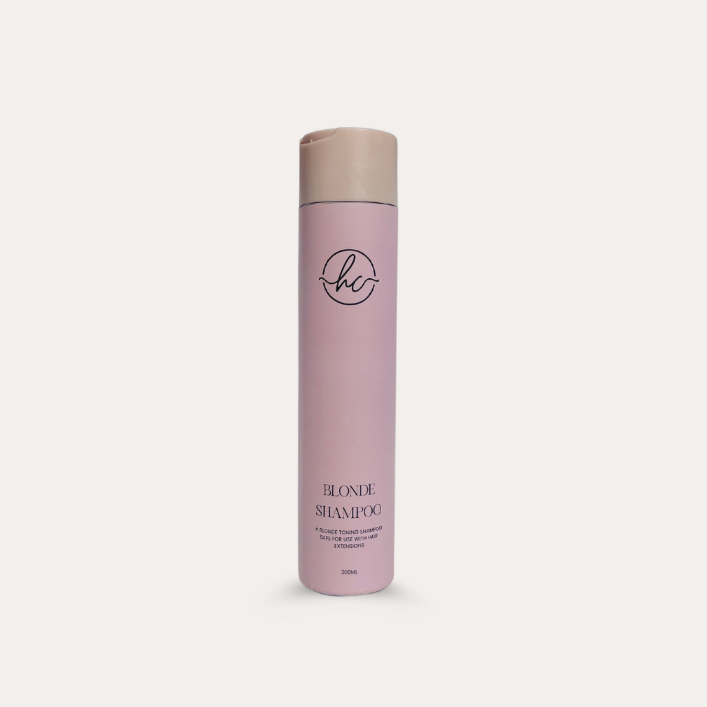 Hair Candy Blonde Shampoo on a white background.