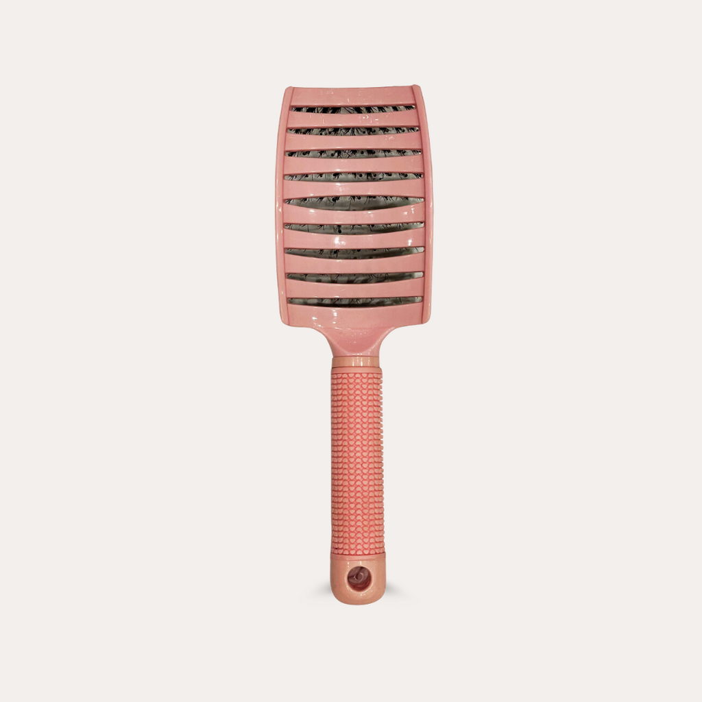 Using Hair Candy Paddle Brush on hair extensions
