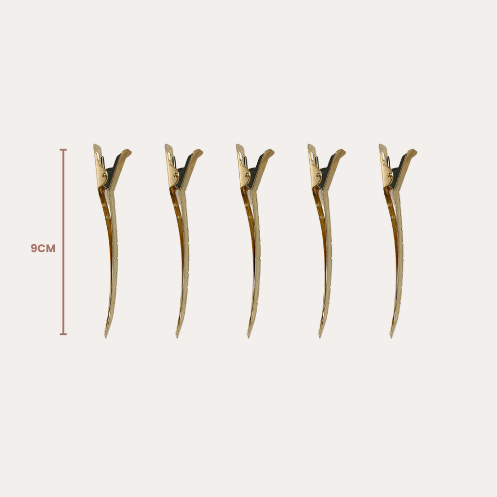 Lightweight durable flat clips by Hair Candy for salon use