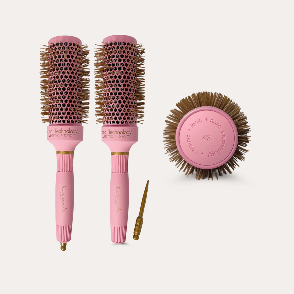 Hair Candy Large Round Brush 43 mm front view