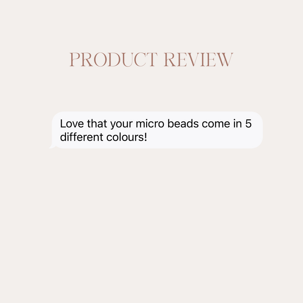 Customer review of Hair Candy micro beads 5 mm