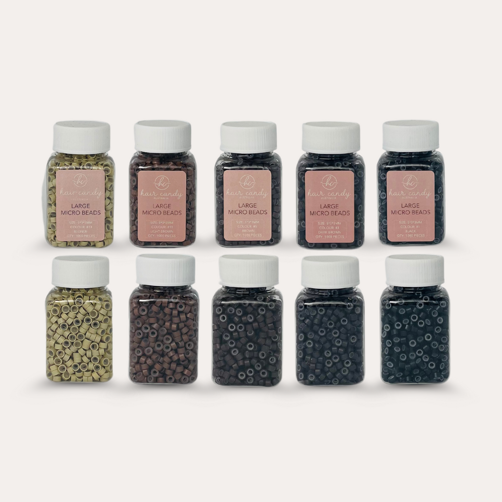 Micro beads for weft extensions by Hair Candy