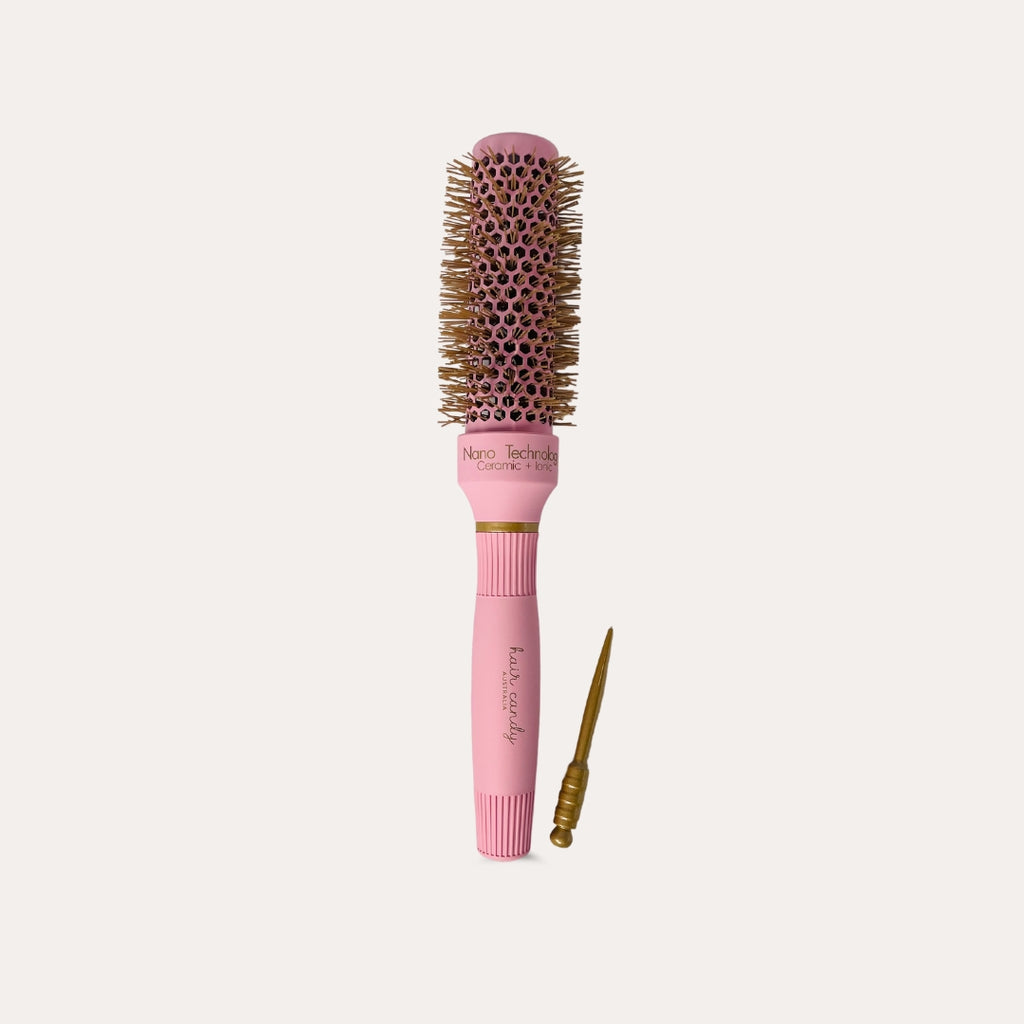 Hair Candy Round Brush Medium 32 mm ceramic ionic barrel for faster blow-drying