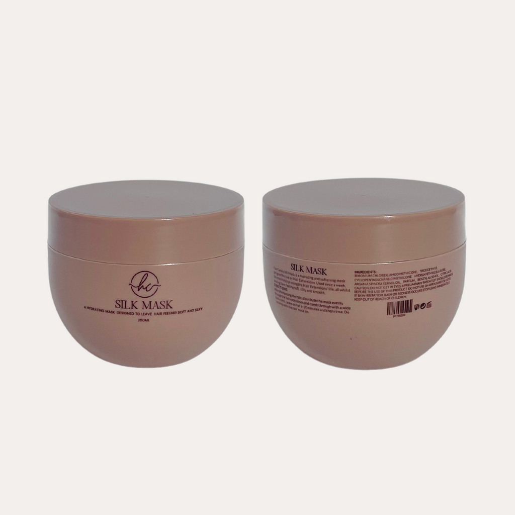 Silk mask safe for hair extensions