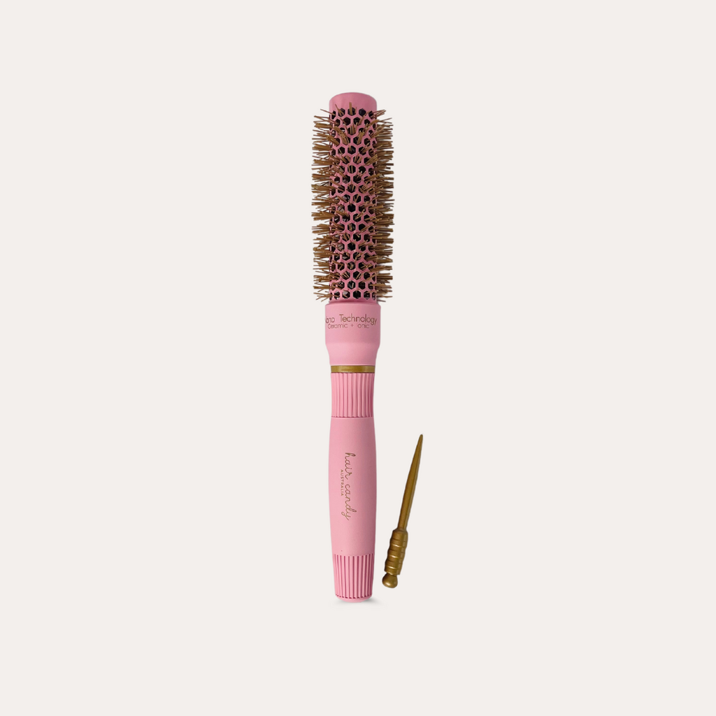Hair Candy Round Brush Small 25 mm ceramic ionic barrel for blow drying