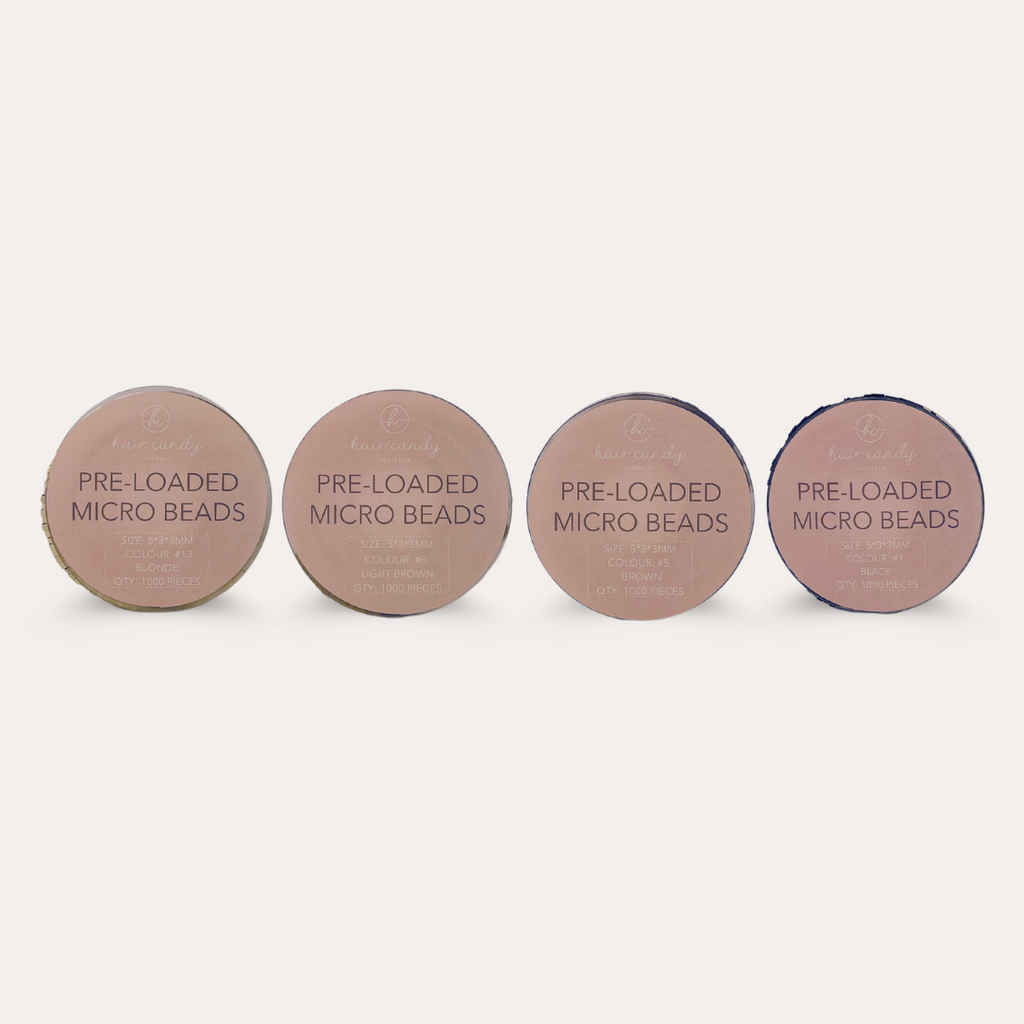 Micro beads protect natural hair with silicone lining