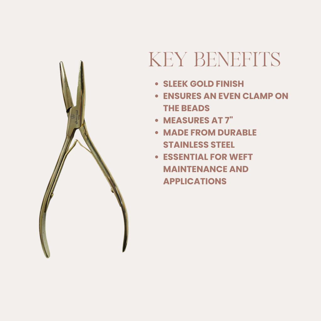 Key benefits of Hair Candy 7-inch Straight Pliers – precision, durability, gold finish