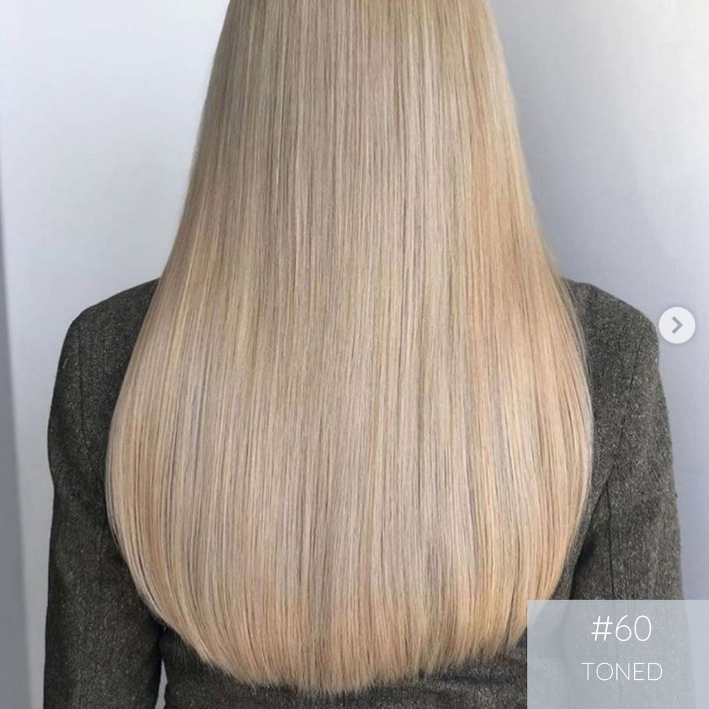 Clip In Hair Extensions - #60 Vanilla Blonde - Hair Candy Australia