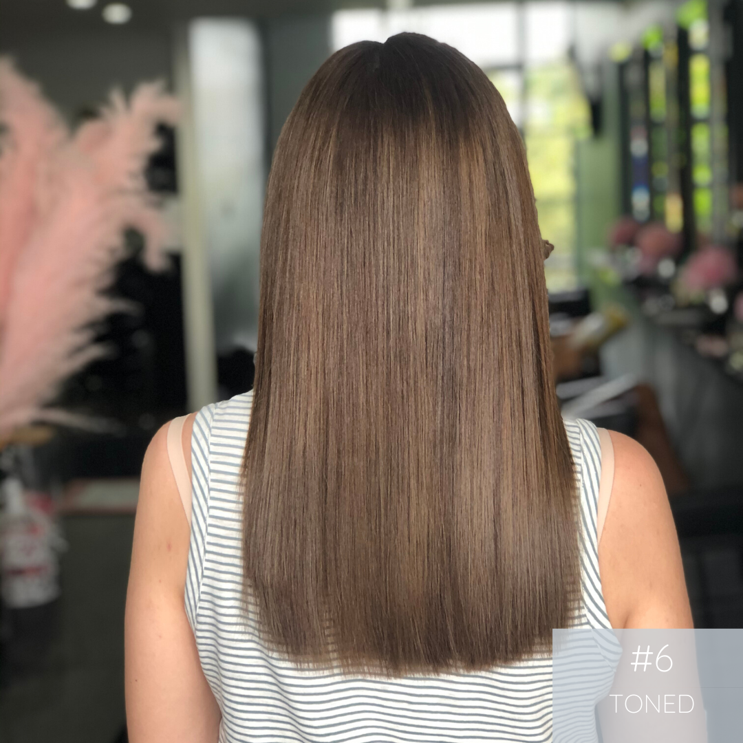 Colour 6 hair extensions top