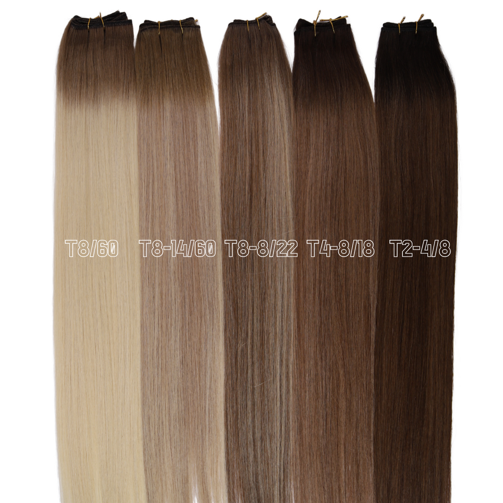 26" Classic Weft - T8-14/60 Apple Pie Blend - Hair Candy Australia