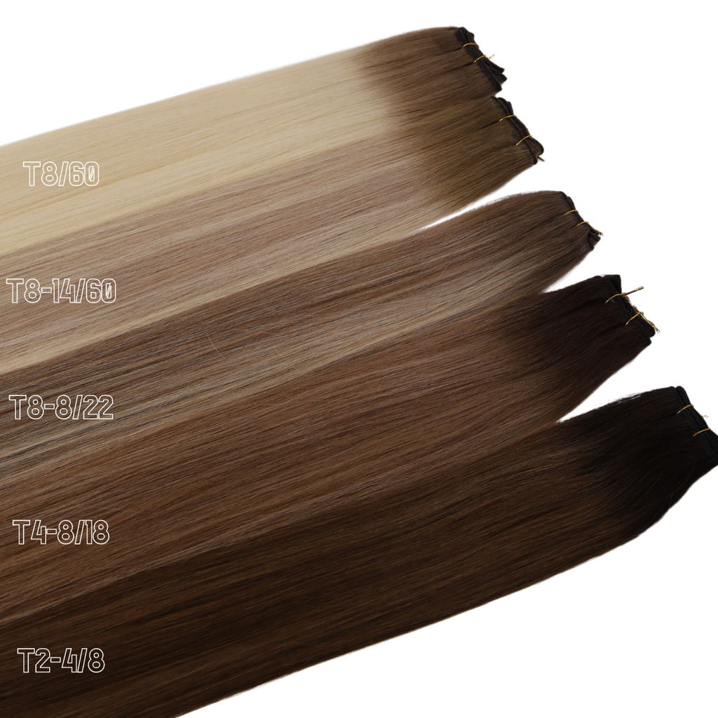 26" Classic Weft - T8-14/60 Apple Pie Blend - Hair Candy Australia