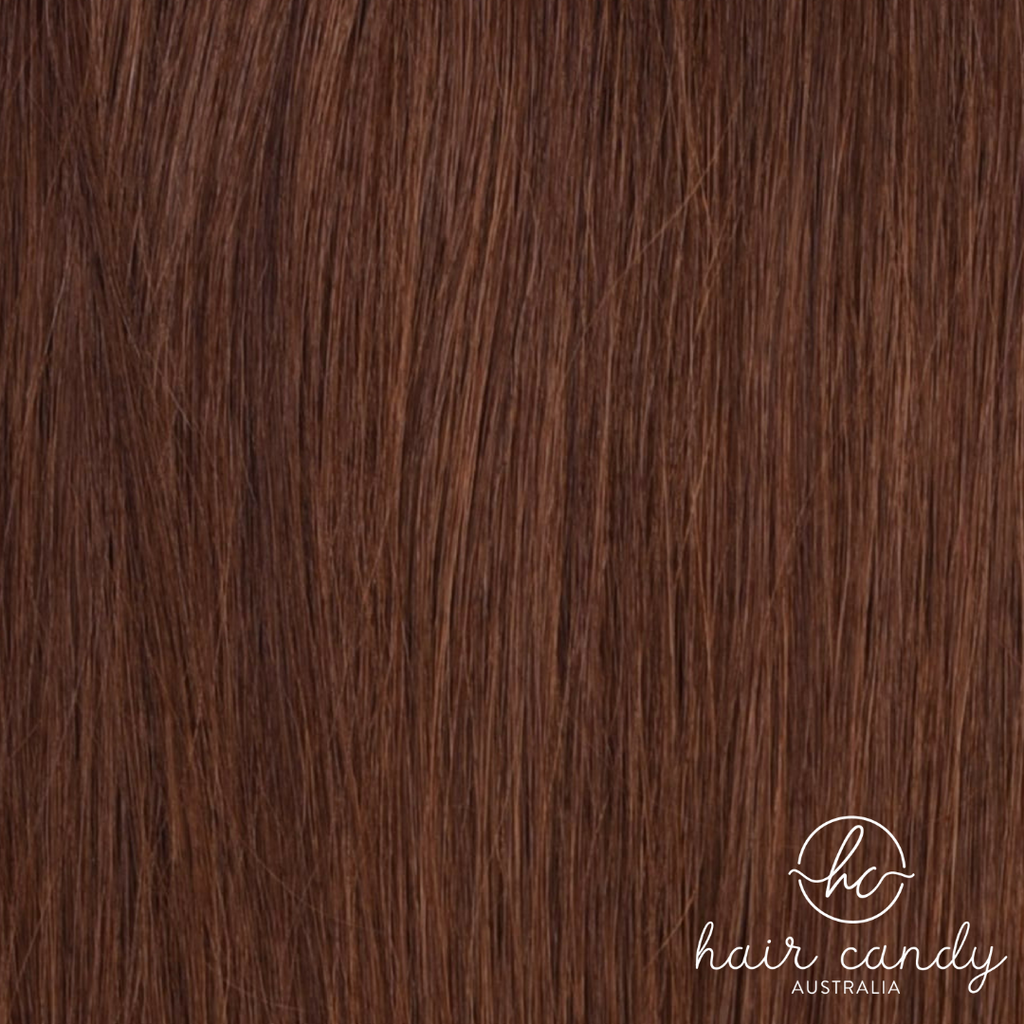 22" Hand-Tied Weft - #4 Peanut Butter - Hair Candy Australia