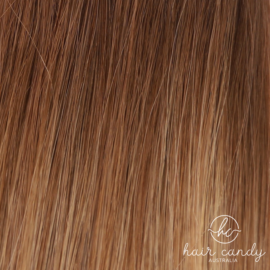 22" Hand-Tied Weft - #T8-8/22 Tiramisu - Hair Candy Australia