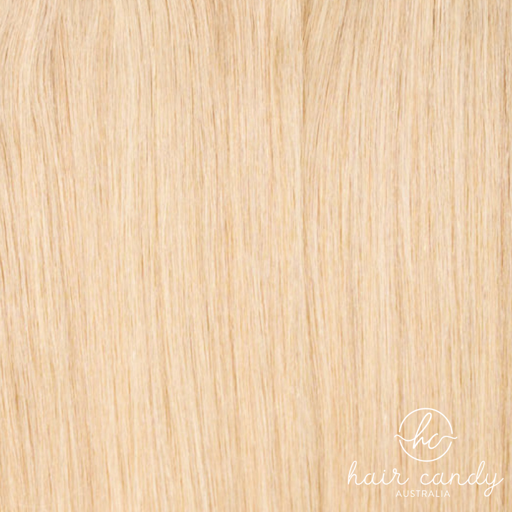 22" Hand-Tied Weft - #22 Caramilk Blonde - Hair Candy Australia