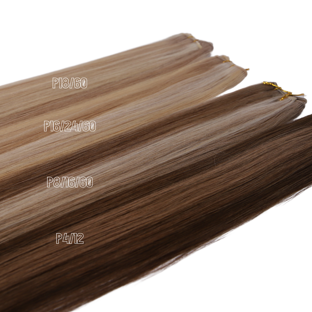 22" Classic Weft - #P4/12 Snickers Mix - Hair Candy Australia
