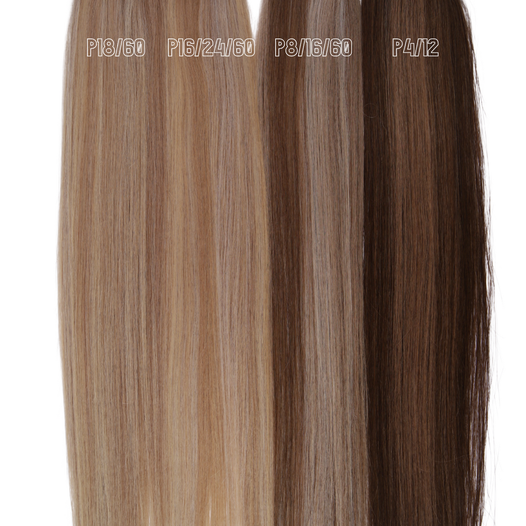 26" Mini Weft - #P4/12 Snickers Mix - Hair Candy Australia