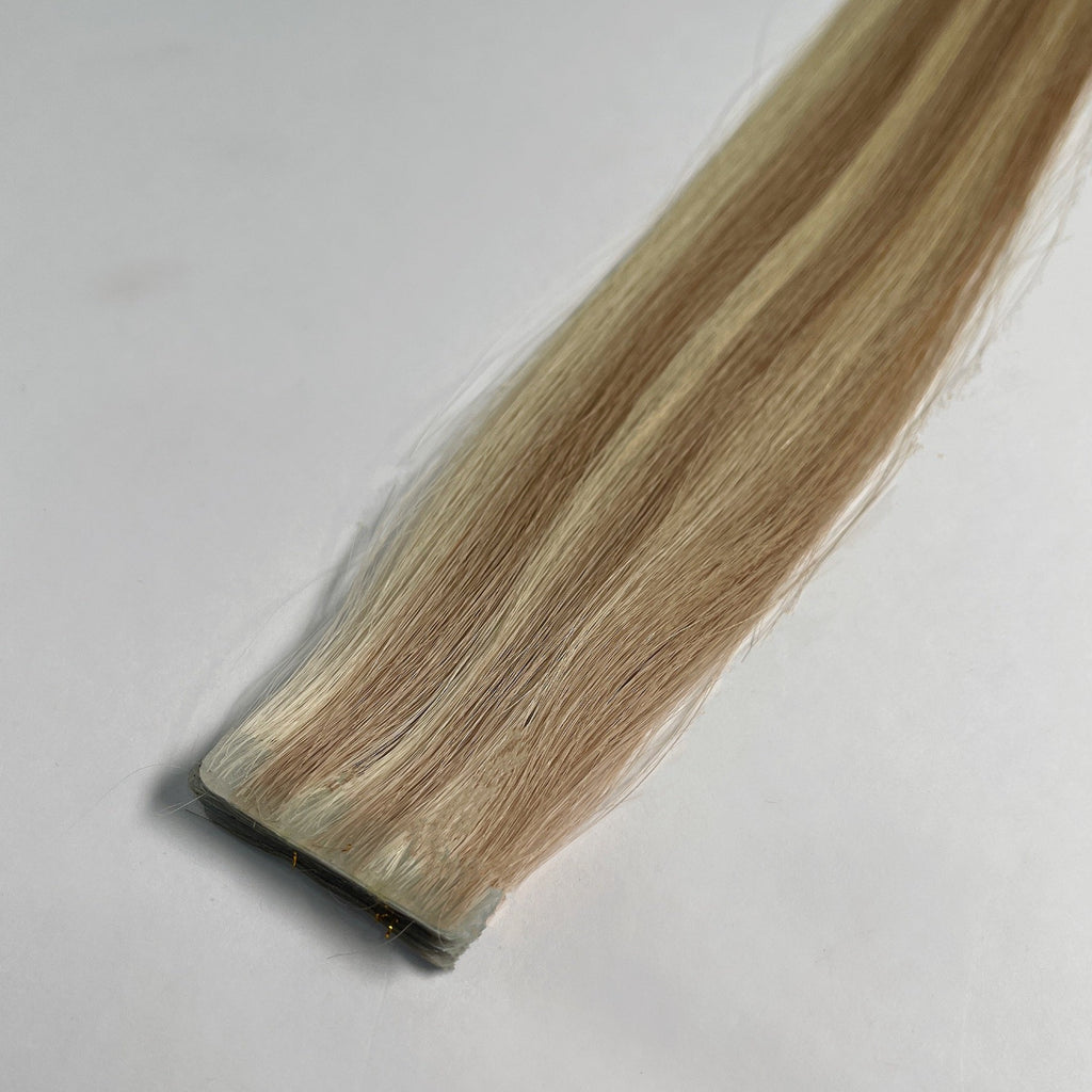 22" Invisible Tape - P18/60 Caramel Butter Toffee Mix - Hair Candy Australia