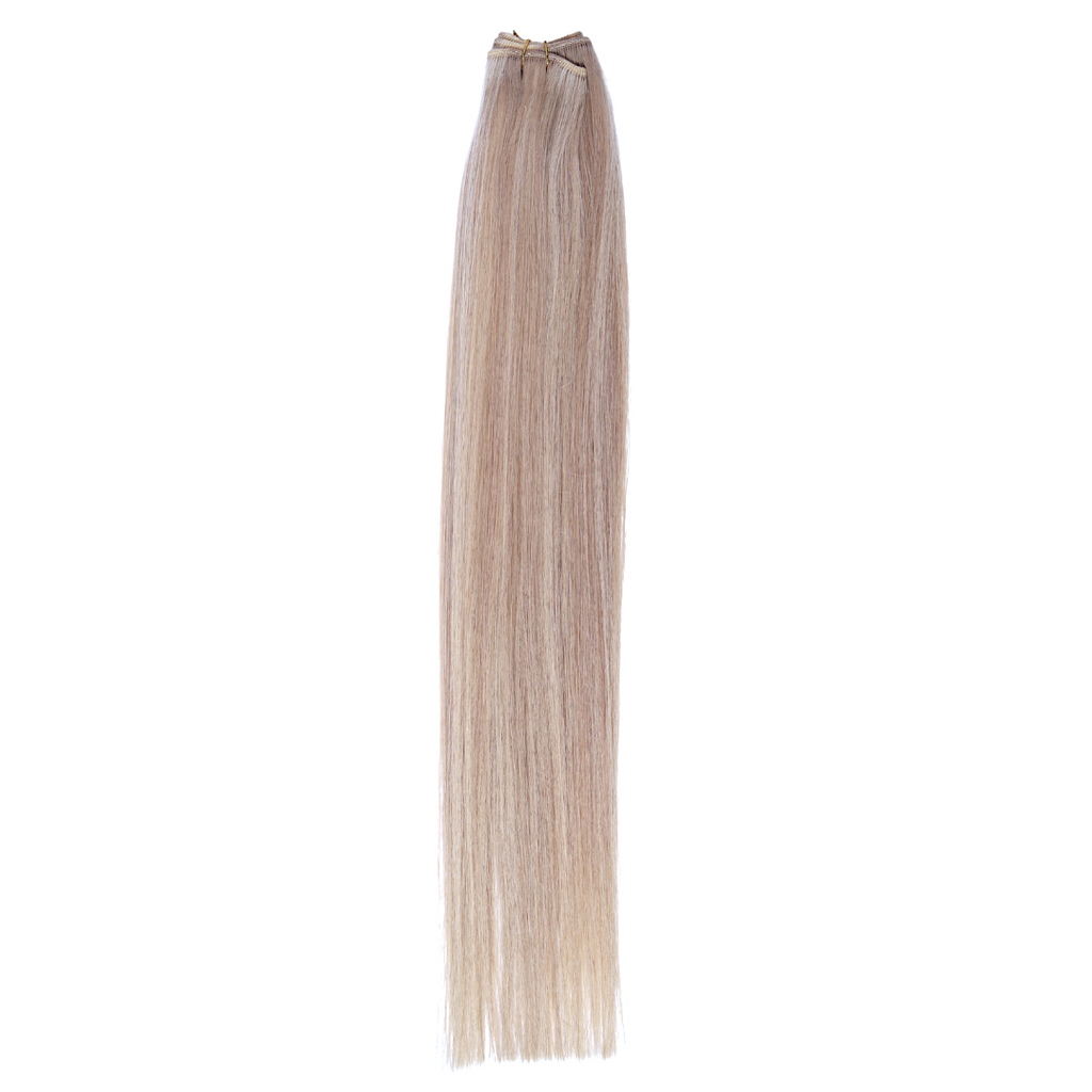 26" Classic Weft - #P18/60 Caramel Butter Toffee Mix - Hair Candy Australia