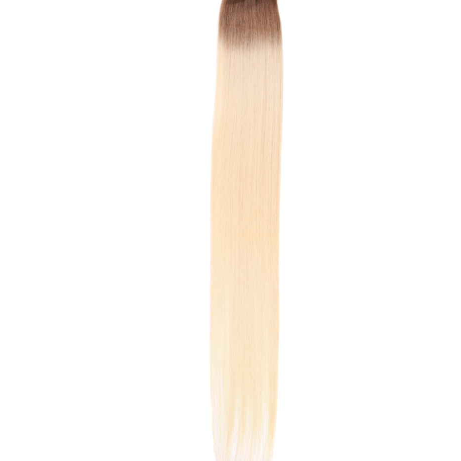 26" Mini Weft - #T8-60 Cheesecake Blonde Blend - Hair Candy Australia